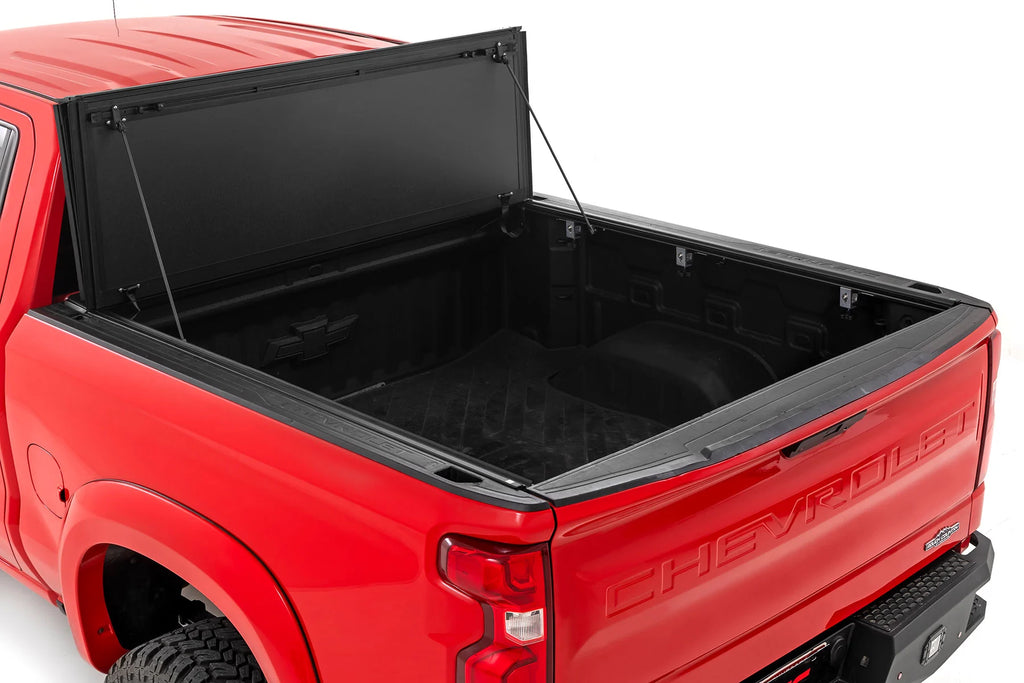 Hard Tri-Fold Flip Up Bed Cover Chevy/GMC Sierra 1500 (19-26)/Silverado 1500 (19-26)