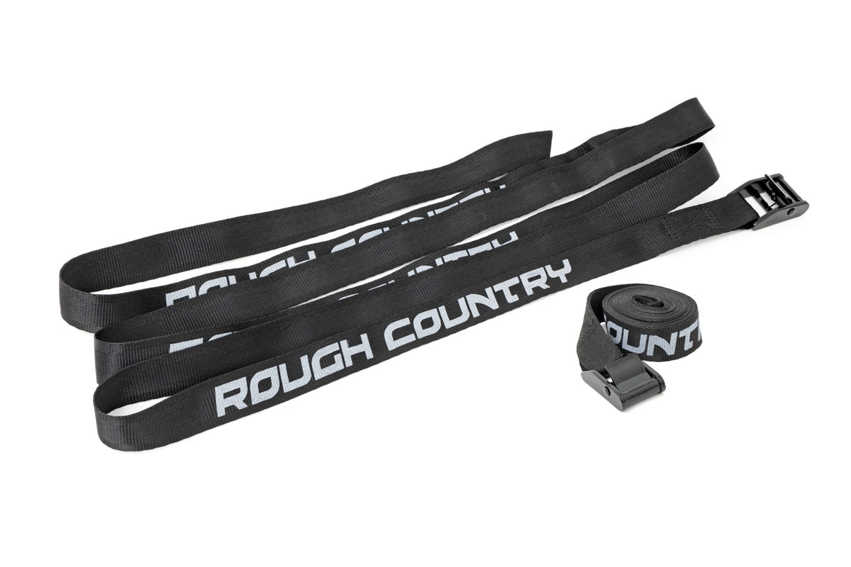 Cargo Tie-Down Straps Cam Buckle 1x9 Pair
