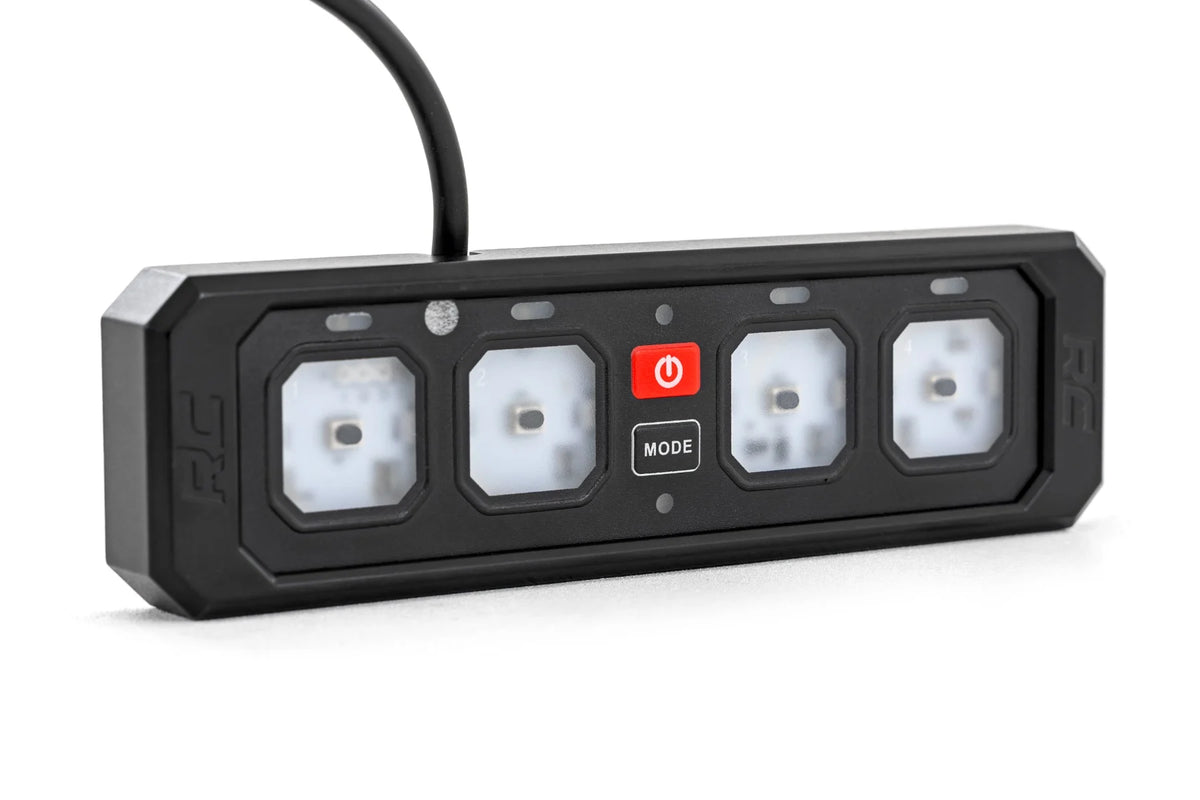 4 Gang Switch Panel RGB Backlit Buttons | Multifunction Modes