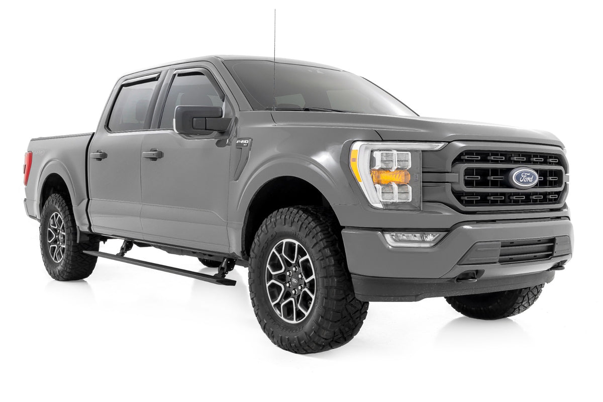 Power Running Boards Ford F-150/Lightning/F-250/F-350/Raptor (15-26)