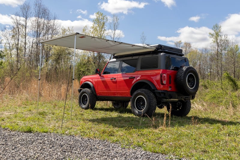 Retractable Roof Rack Awning 6'6" x 9'8" (Fits Trucks & SUVs)