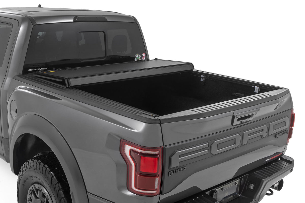 Hard Tri-Fold Flip Up Bed Cover Ford F-150 (21-26)/F-150 Lightning (22-26)