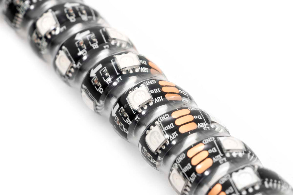 Multi-Color LED Whip | 4' Long | Pair