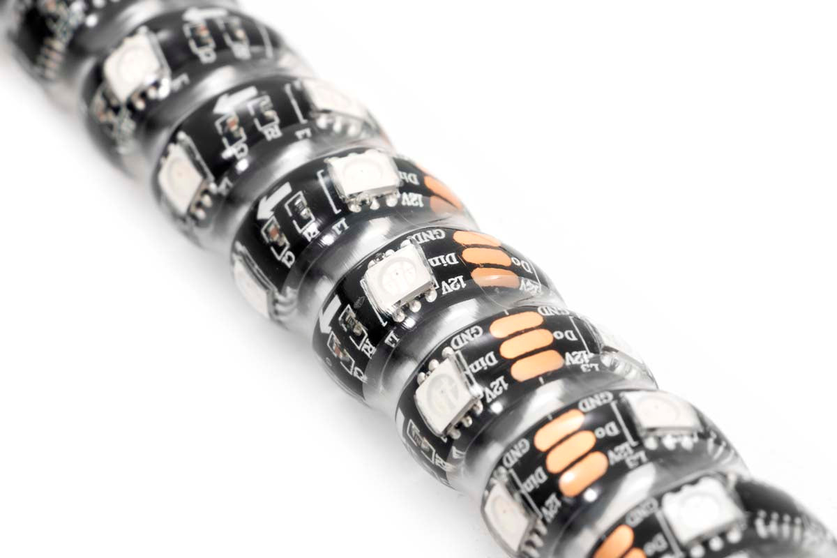 Multi-Color LED Whip | 4' Long | Pair