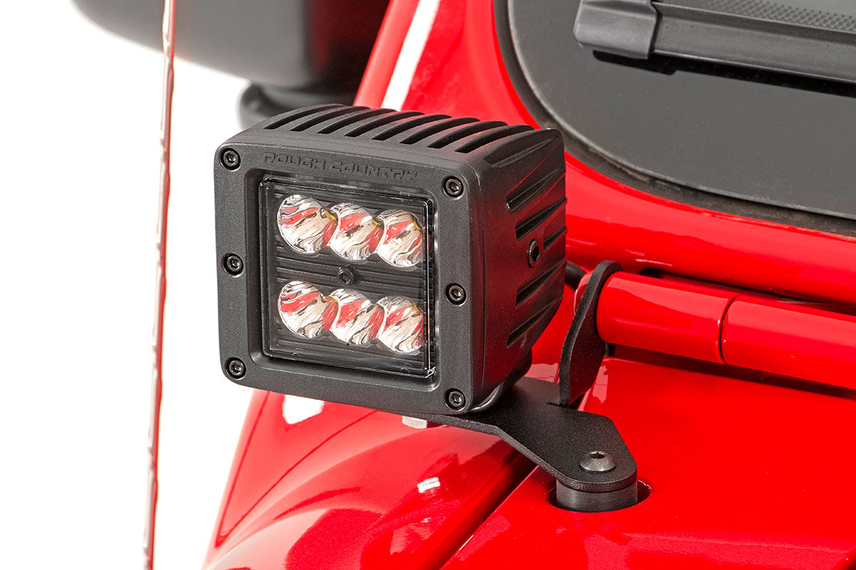 LED Ditch Light Kit Hinge Mount | Jeep Gladiator JT/Wrangler JL (18-26)