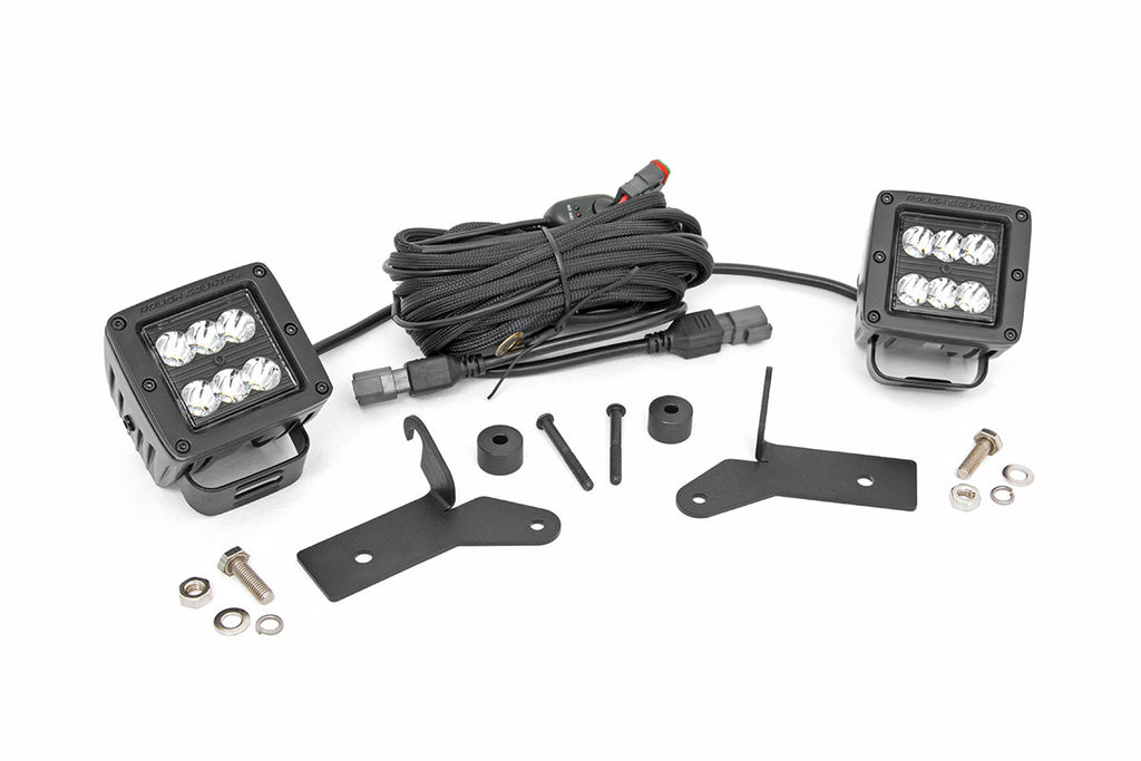 LED Ditch Light Kit Hinge Mount | Jeep Gladiator JT/Wrangler JL (18-26)