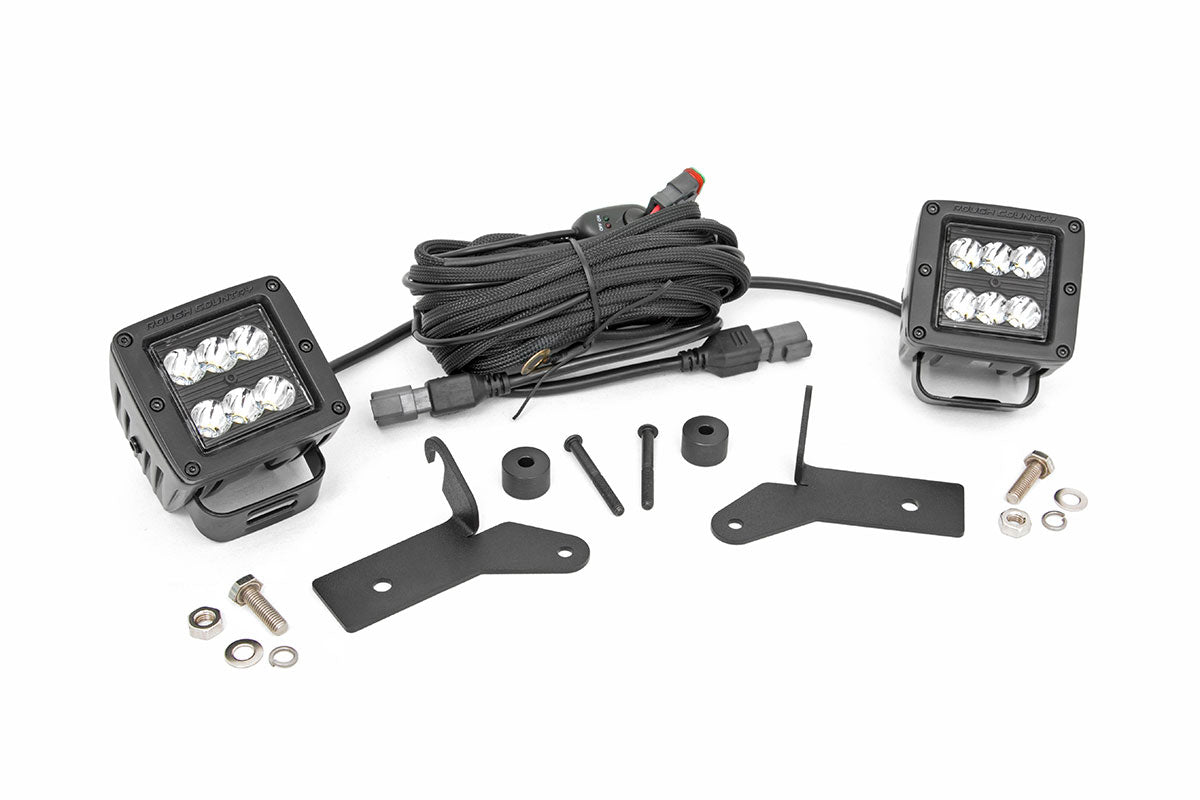 LED Ditch Light Kit Hinge Mount | Jeep Gladiator JT/Wrangler JL (18-26)