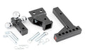 Adjustable Trailer Hitch 6 Inch Drop | Multi-Ball Mount | Fits 2 Inch Receiver