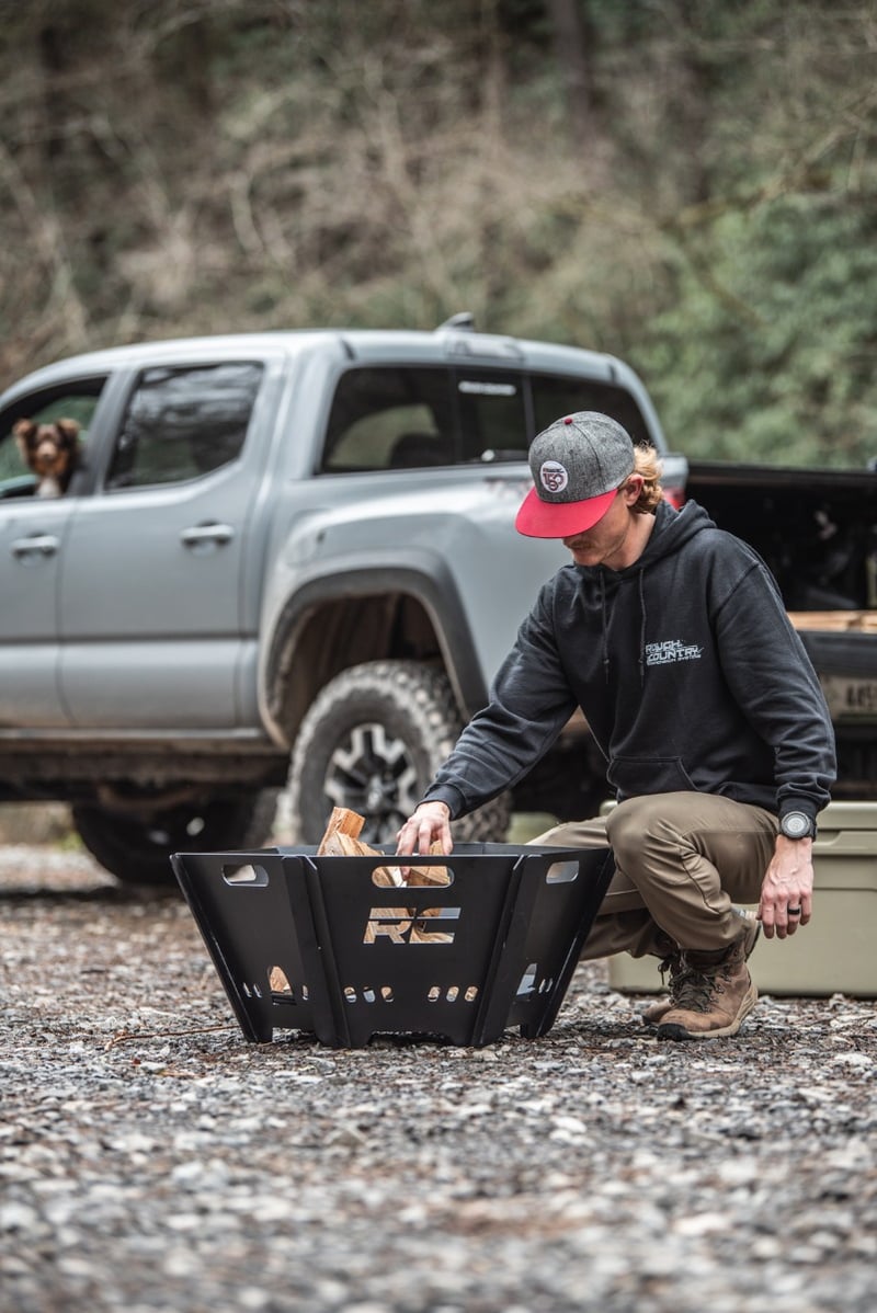 Overland Collapsible Fire Pit w/Carry Bag