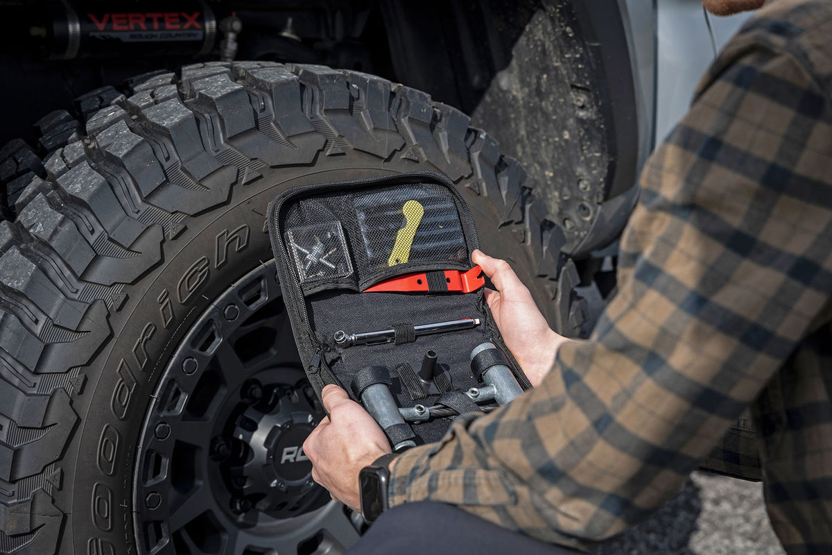Emergency Tire Repair Kit w/Carrying Case 39pcs